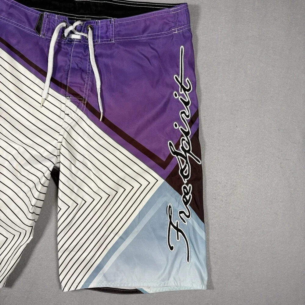 Vintage Y2K Free Spirit Limited Board short Swim trunks Men’s size M